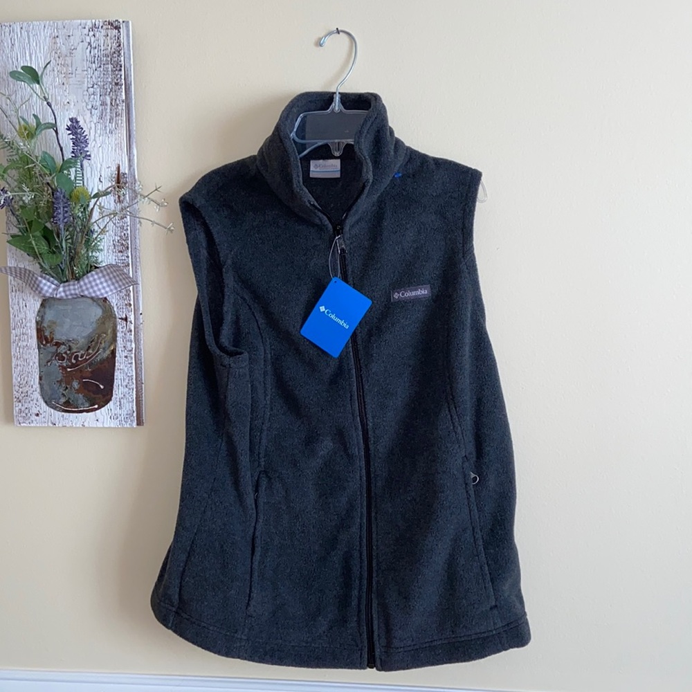 Columbia Grey Fleece Vest